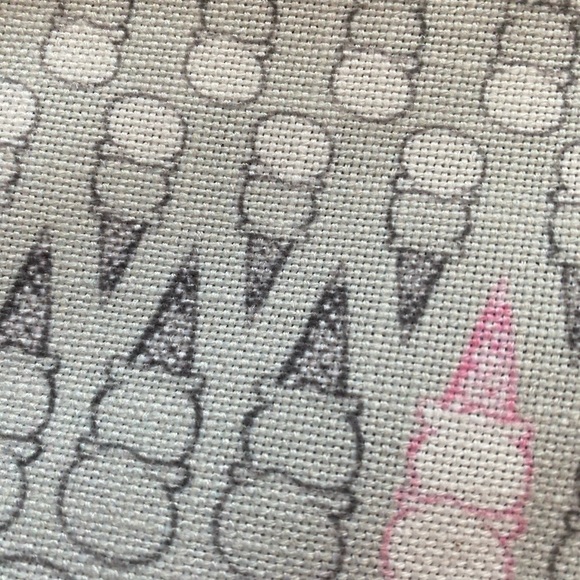 New No Tags Society6  Carry All Iphone Zipper Pouch Bag Clutch Ice cream Cones - Picture 3 of 6